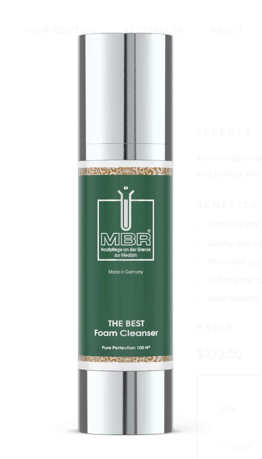 MBR The Best Foam Cleanser
